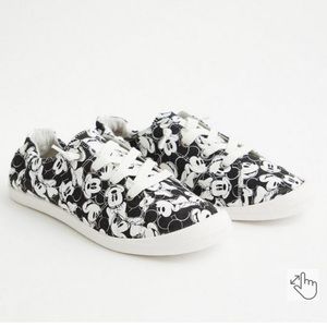 torrid Black & White Mickey Print Sneakers
